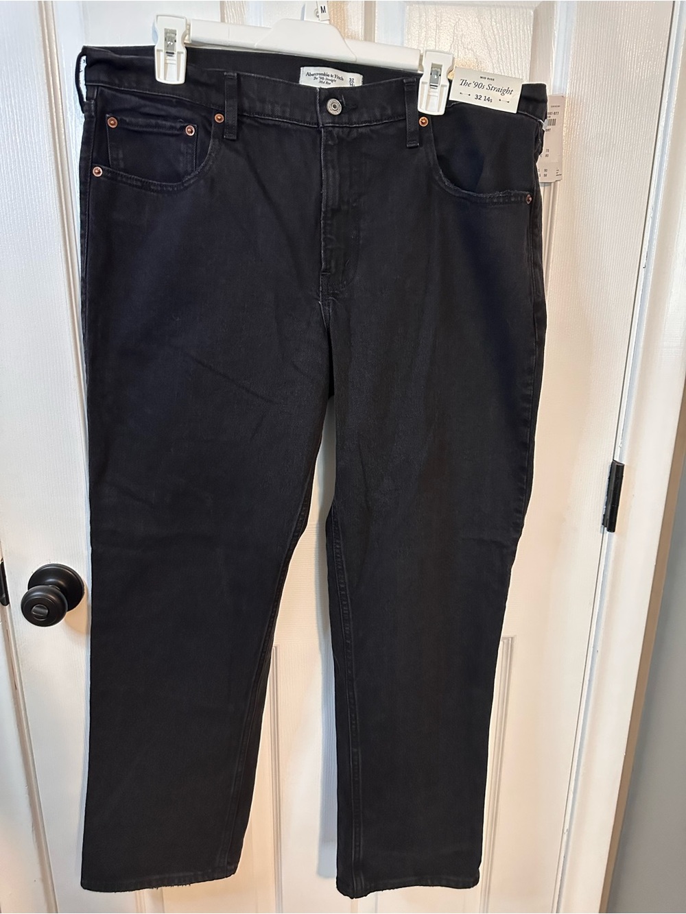 Abercrombie & Fitch Women’s Black Straight Jeans -